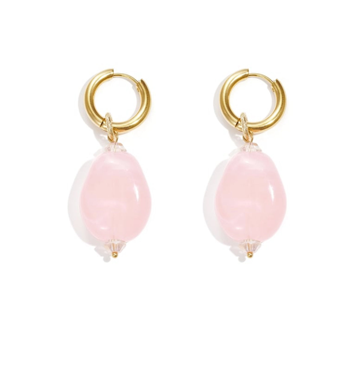 Orecchini Gea rosa chiaro