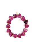 Bracciale Gea viola e rosa